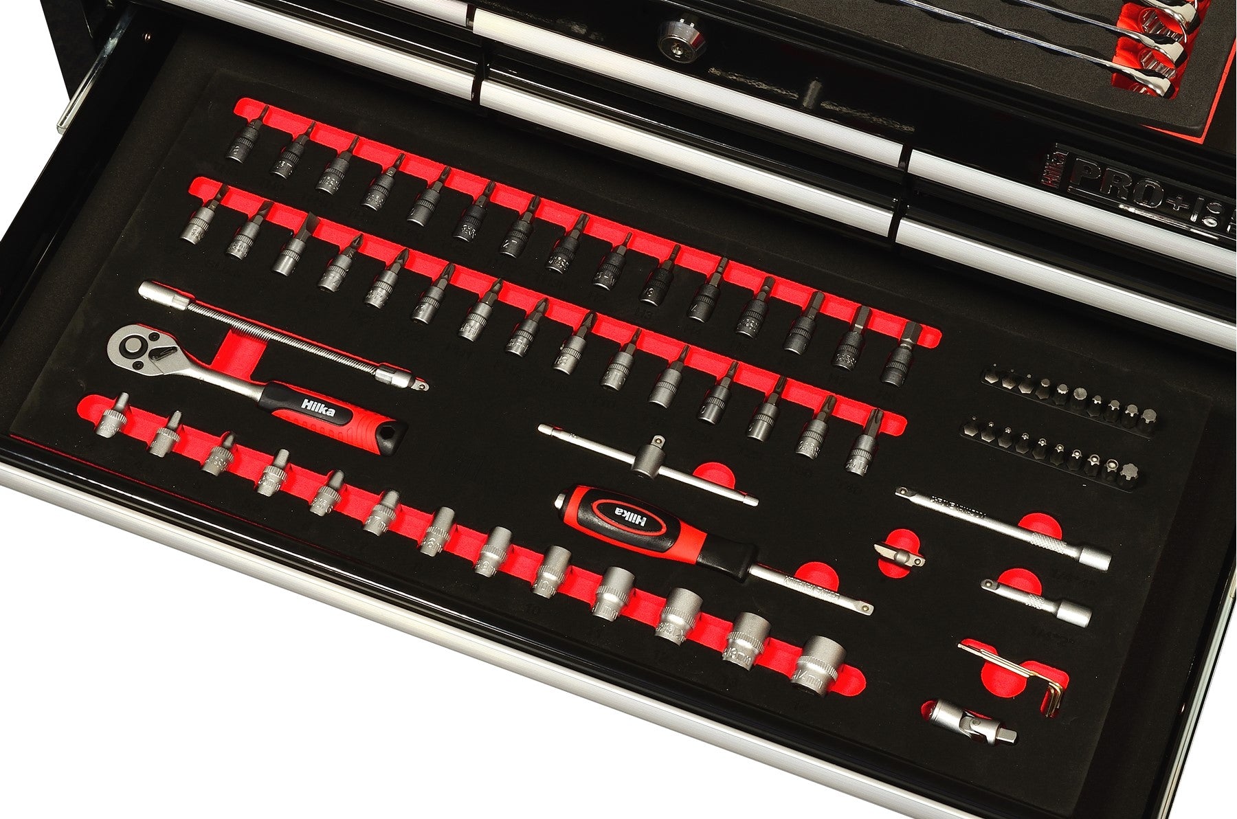 Hilka 156 pce EVA Kit in HD Pro+ 9 Drawer Chest TKHDP156