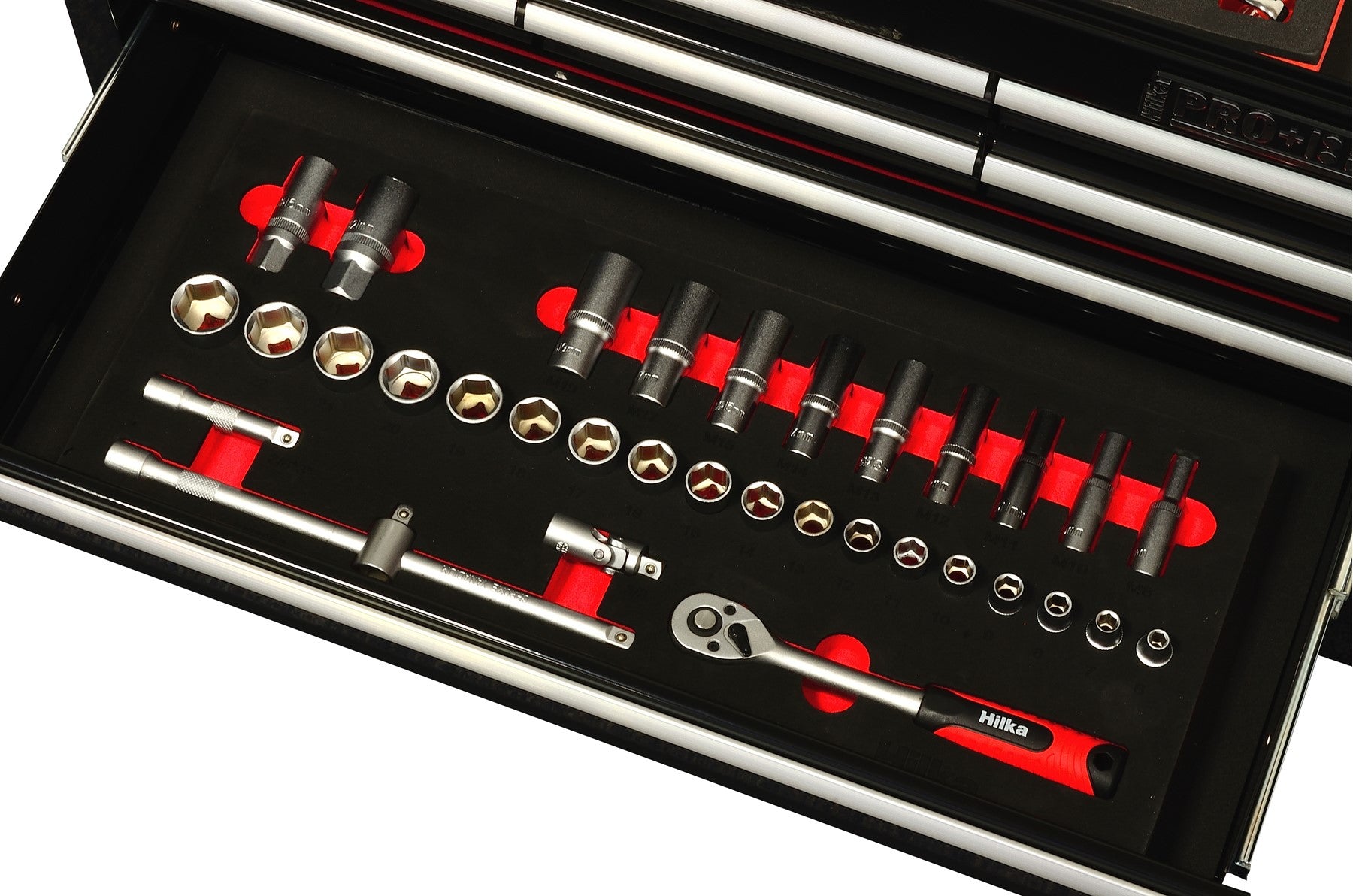 Hilka 156 pce EVA Kit in HD Pro+ 9 Drawer Chest TKHDP156
