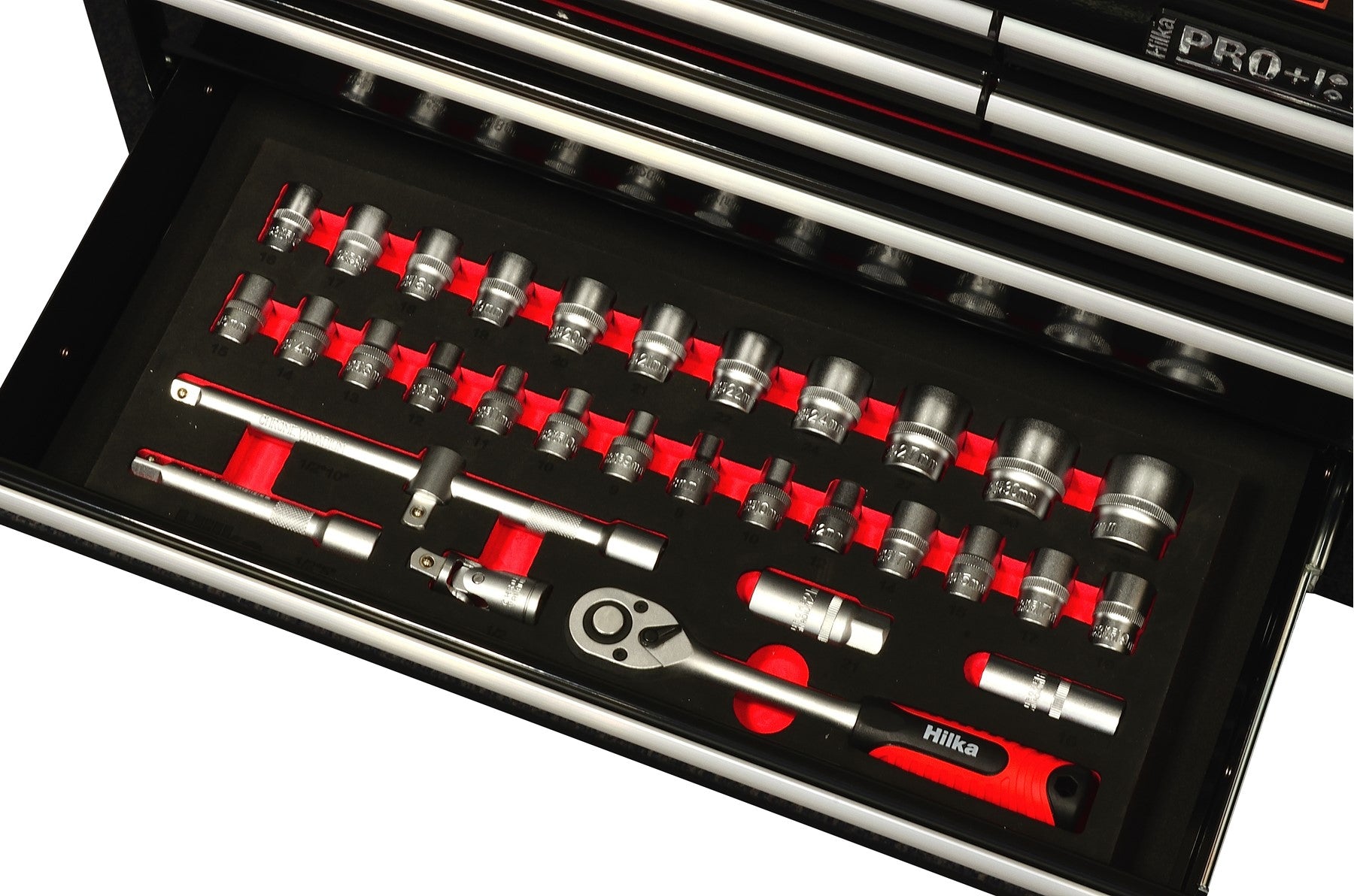 Hilka 156 pce EVA Kit in HD Pro+ 9 Drawer Chest TKHDP156