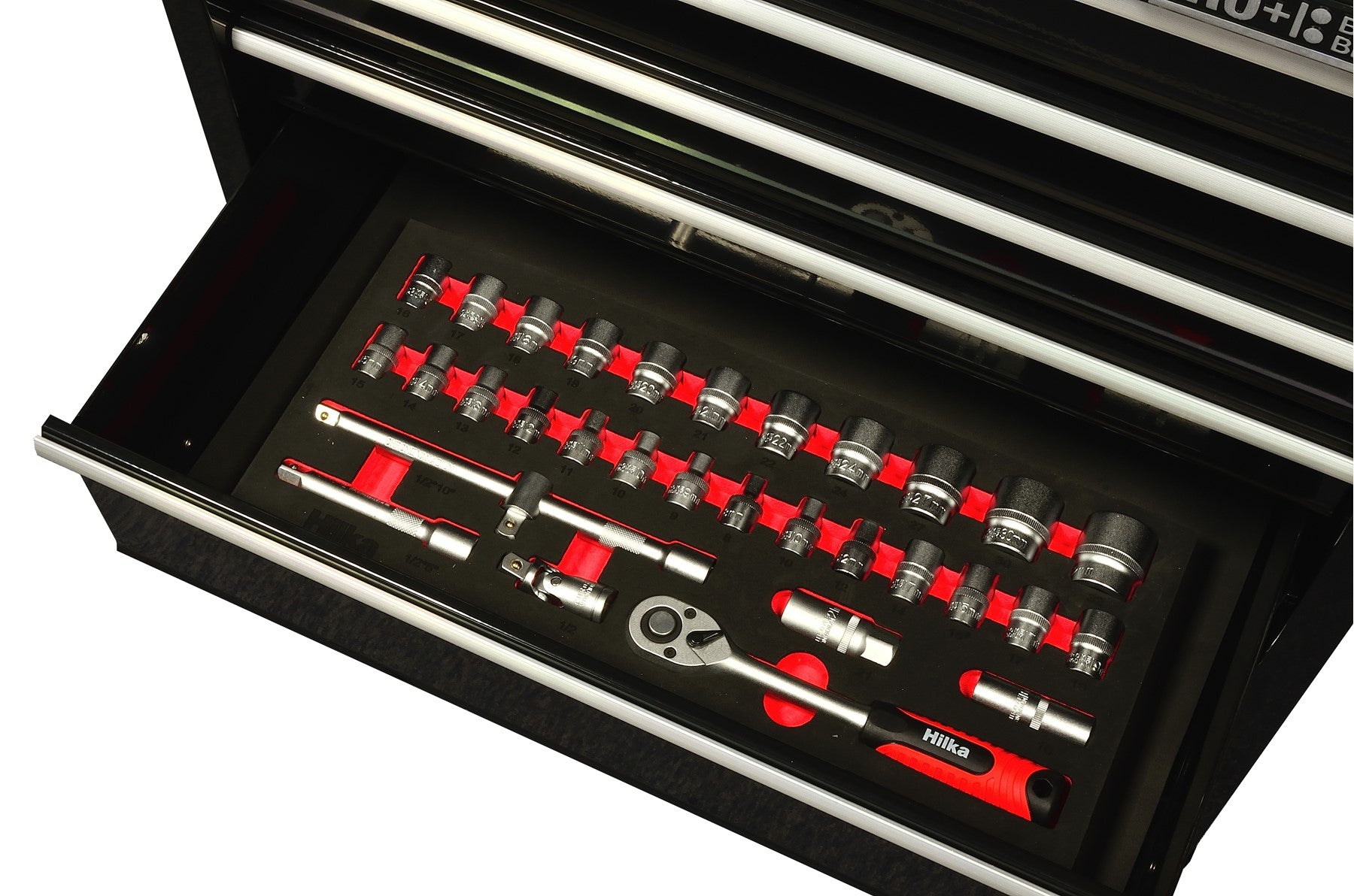 Hilka 186 pce EVA Kit in HD Pro+ 15 Drawer Chest & Trolley TKHDP186