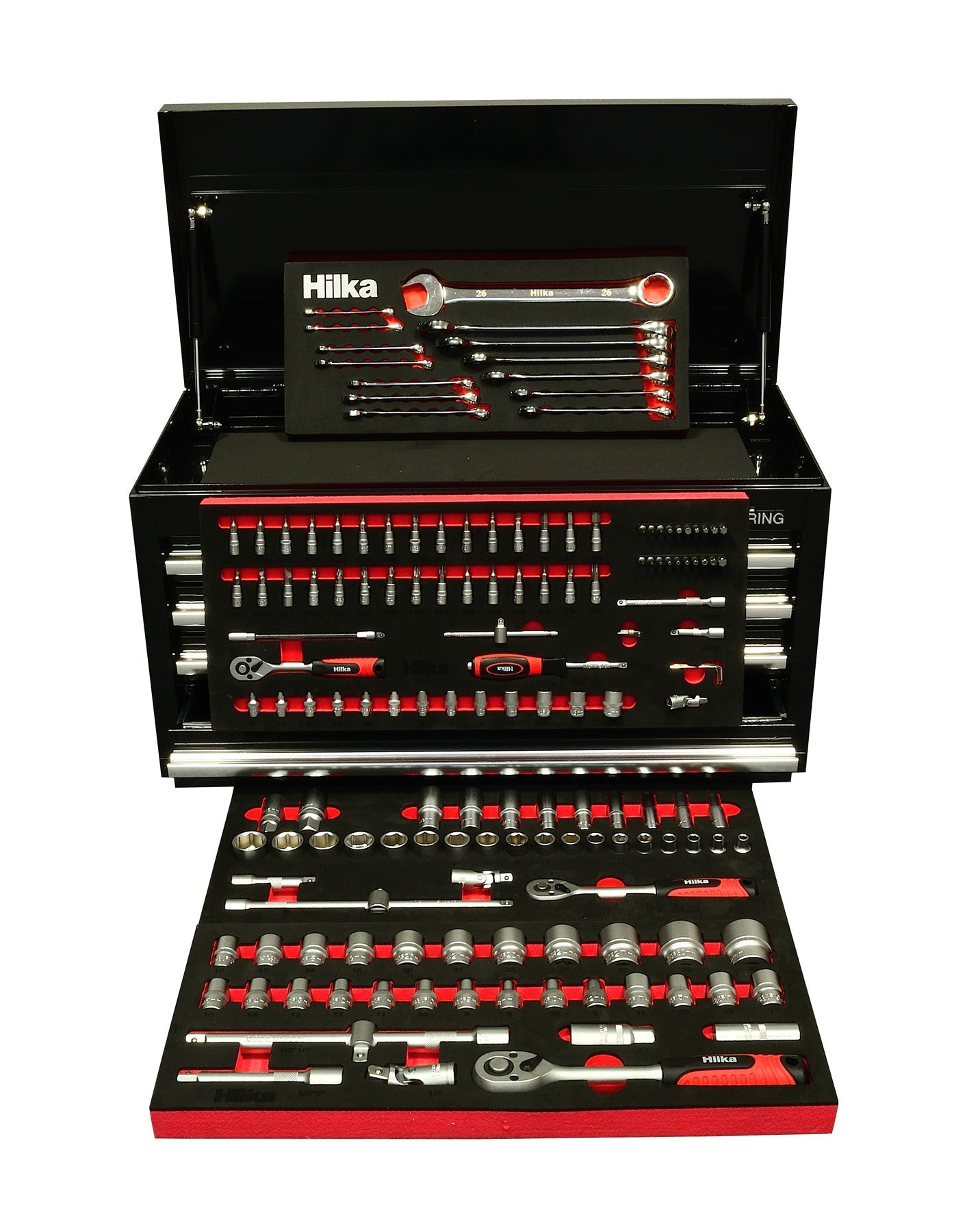 Hilka 156 pce EVA Kit in Professional 6 Drawer Chest TKPE156