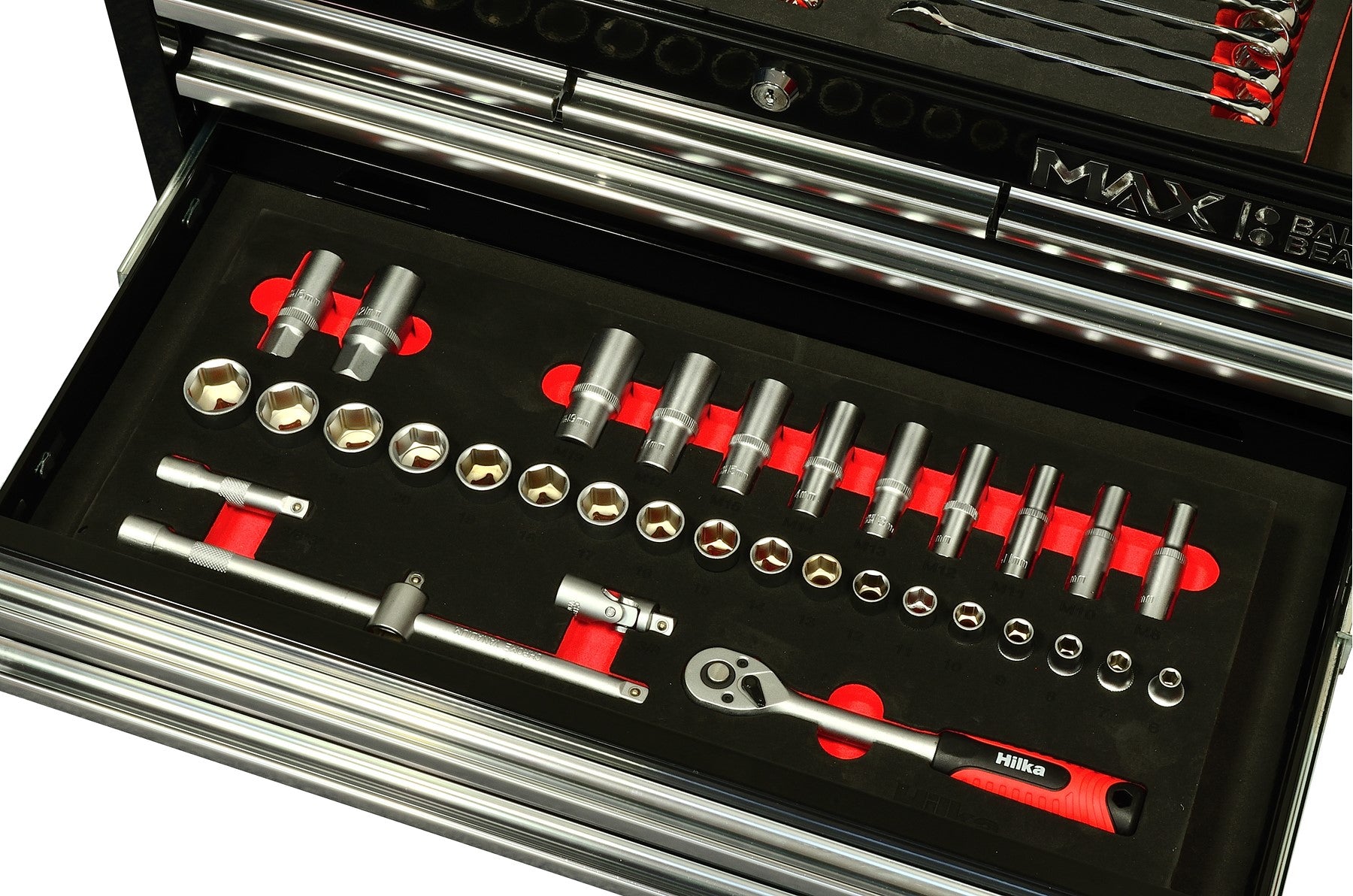 Hilka 156 pce EVA Kit in Professional 6 Drawer Chest TKPE156