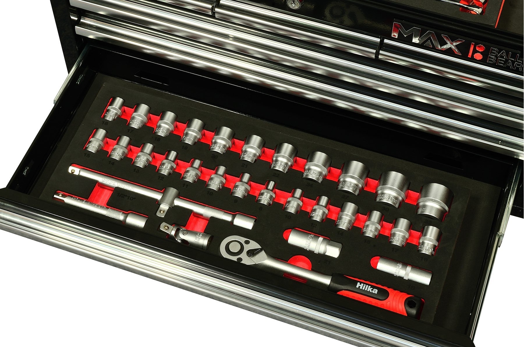 Hilka 156 pce EVA Kit in Professional 6 Drawer Chest TKPE156