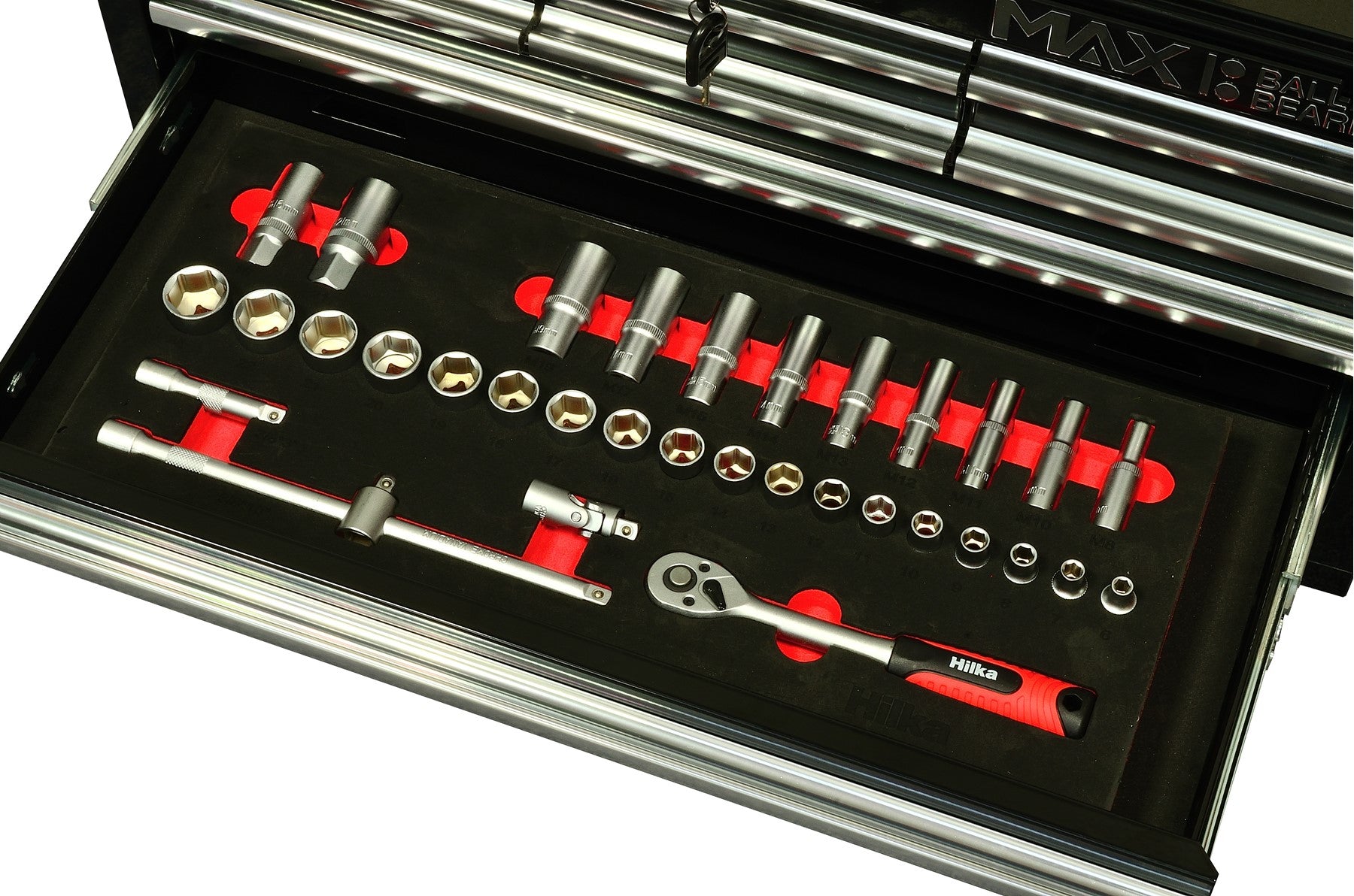 Hilka 163 pce EVA Kit in Professional 9 Drawer Chest TKPE163