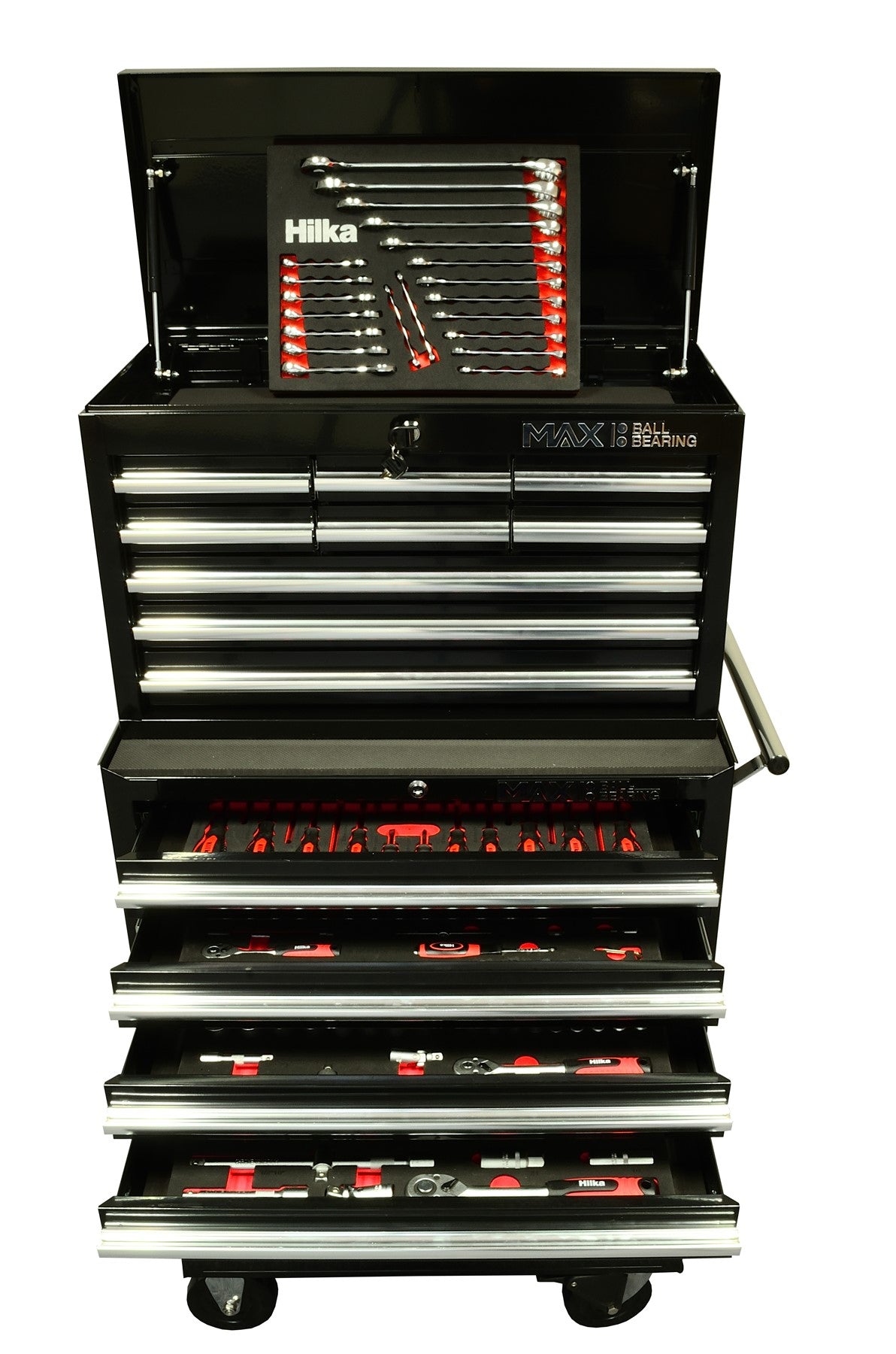 Hilka 186 pce EVA Kit in Pro 16 Drawer Chest & Trolley TKPE186