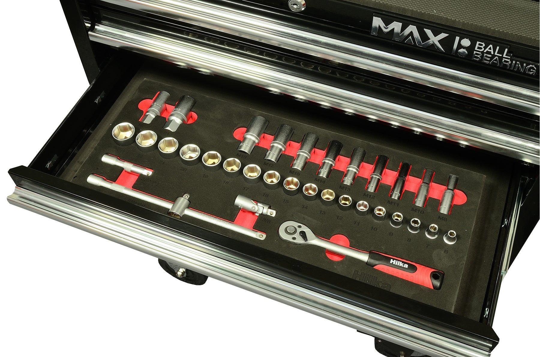 Hilka 186 pce EVA Kit in Pro 16 Drawer Chest & Trolley TKPE186